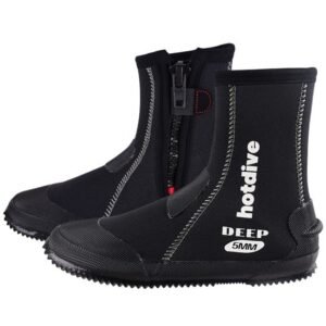 Botas de buceo de neopreno de 5 mm para aguas frías